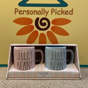 Rae Dunn JELLY BEANS Mug Set